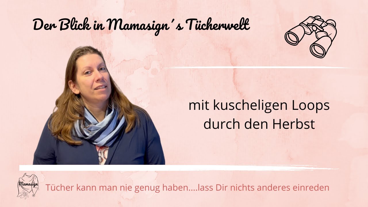 Loopschals sind schnell gebunden und ein tolles Accessoire im Herbst und im Winter
