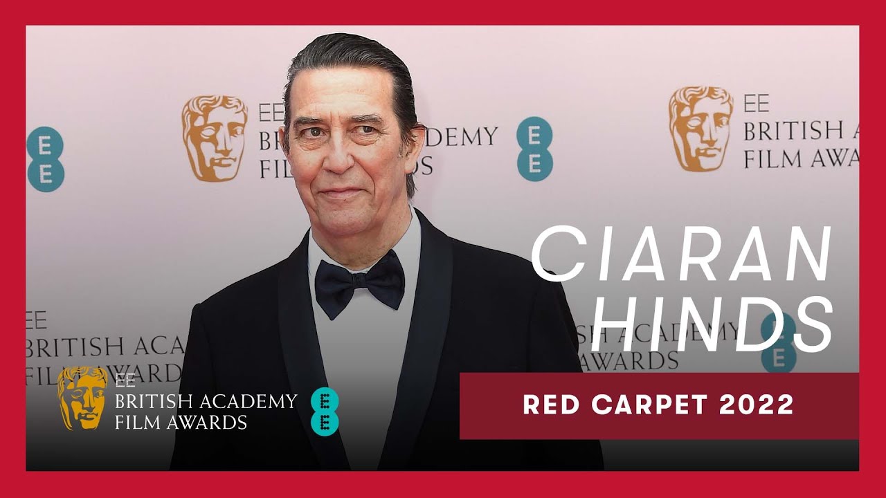 Ciaran Hinds is already knackered before the ceremony even started | EE BAFTAs 2022 Red Carpet
