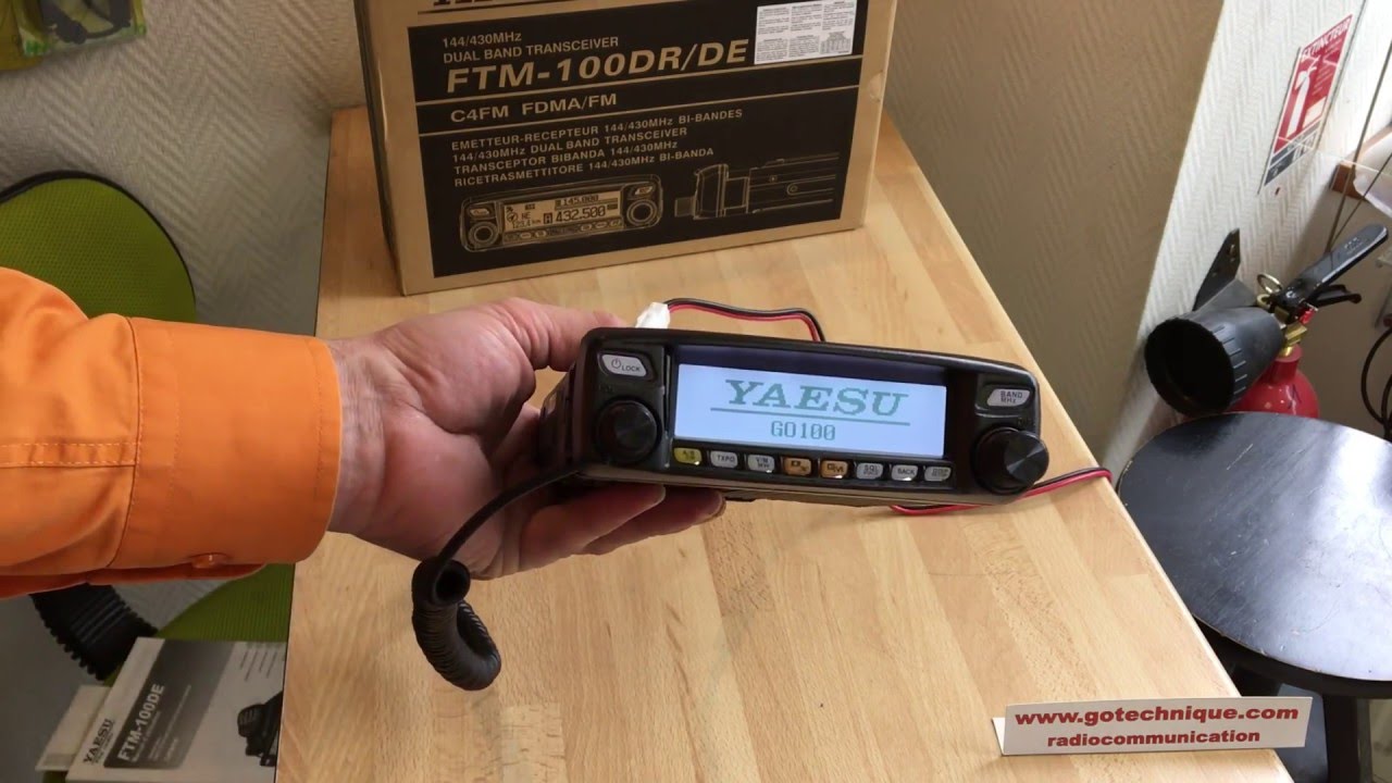 Yaesu FTM100DE Radio VHF UHF Digital C4FM Presentation GoTechnique