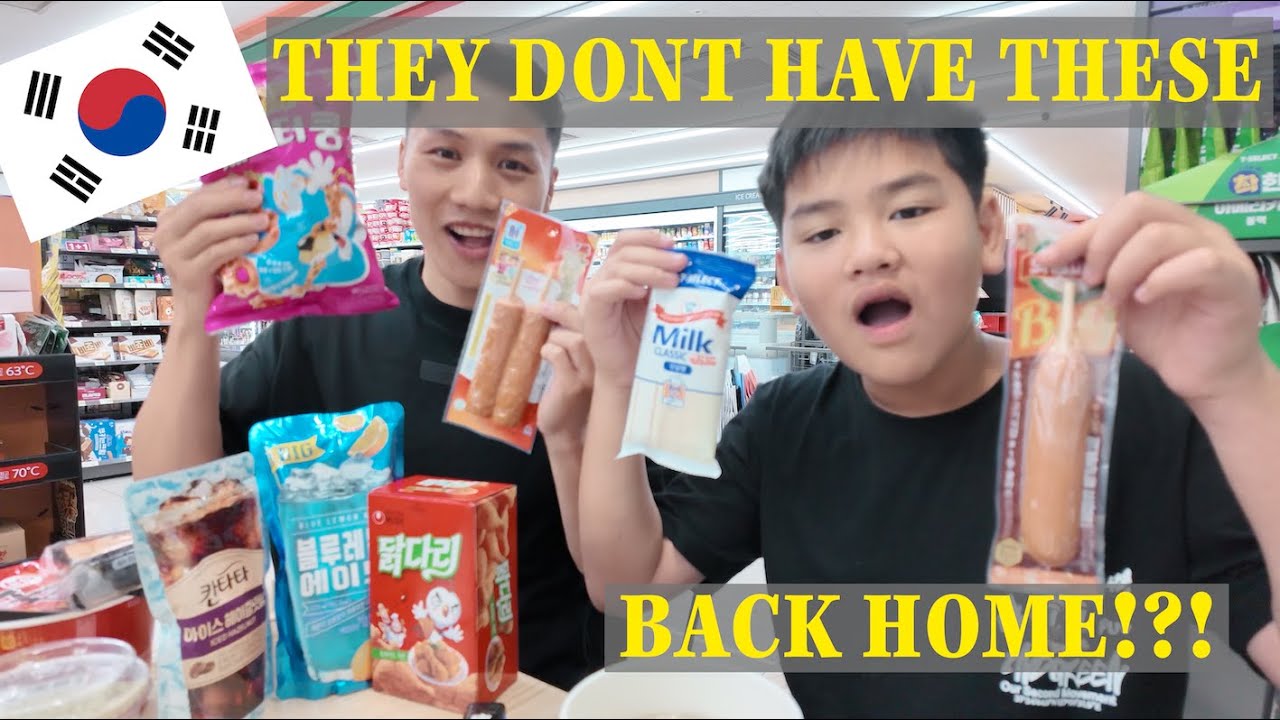 TRYING 7-ELEVEN SNACKS You Can ONLY Find in Korea 🇰🇷🔥