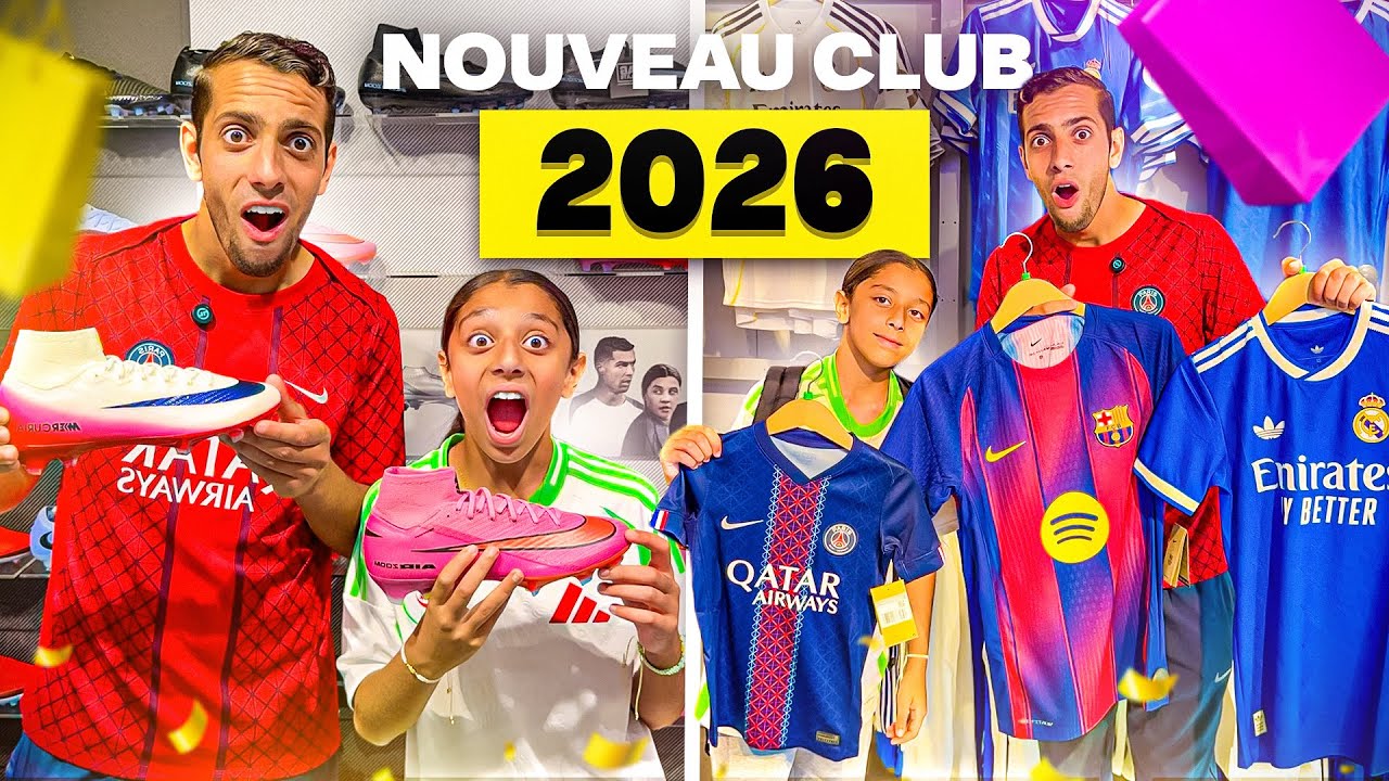 ON VA ACHETER NOS AFFAIRES DE FOOT POUR LA SAISON 2025/2026. VLOG