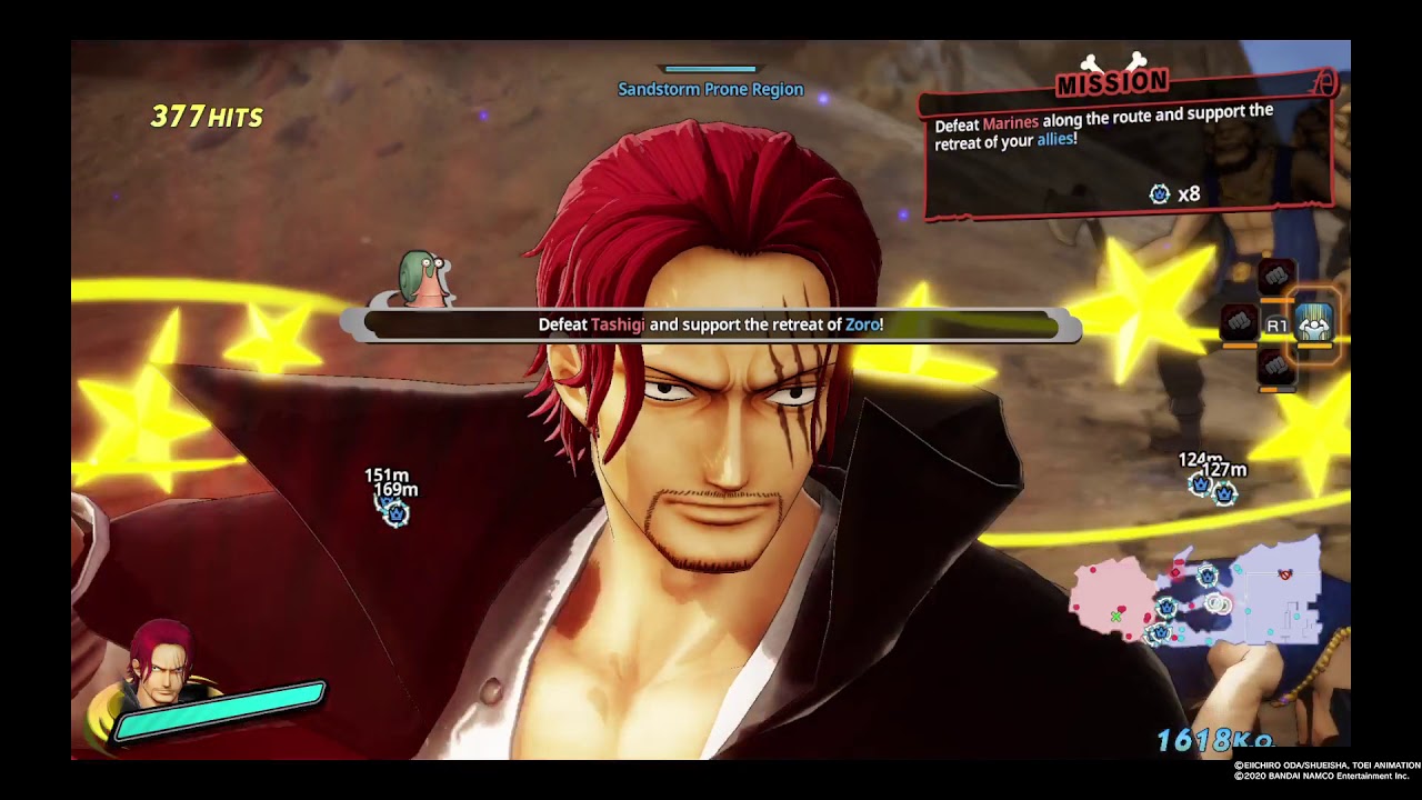 ONE PIECE: PIRATE WARRIORS 4 kekuatan shanks?