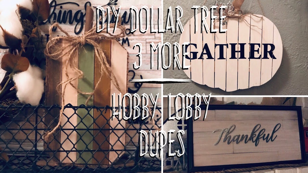DIY Dollar Tree 3 More Hobby Lobby Dupes Neutral Colors