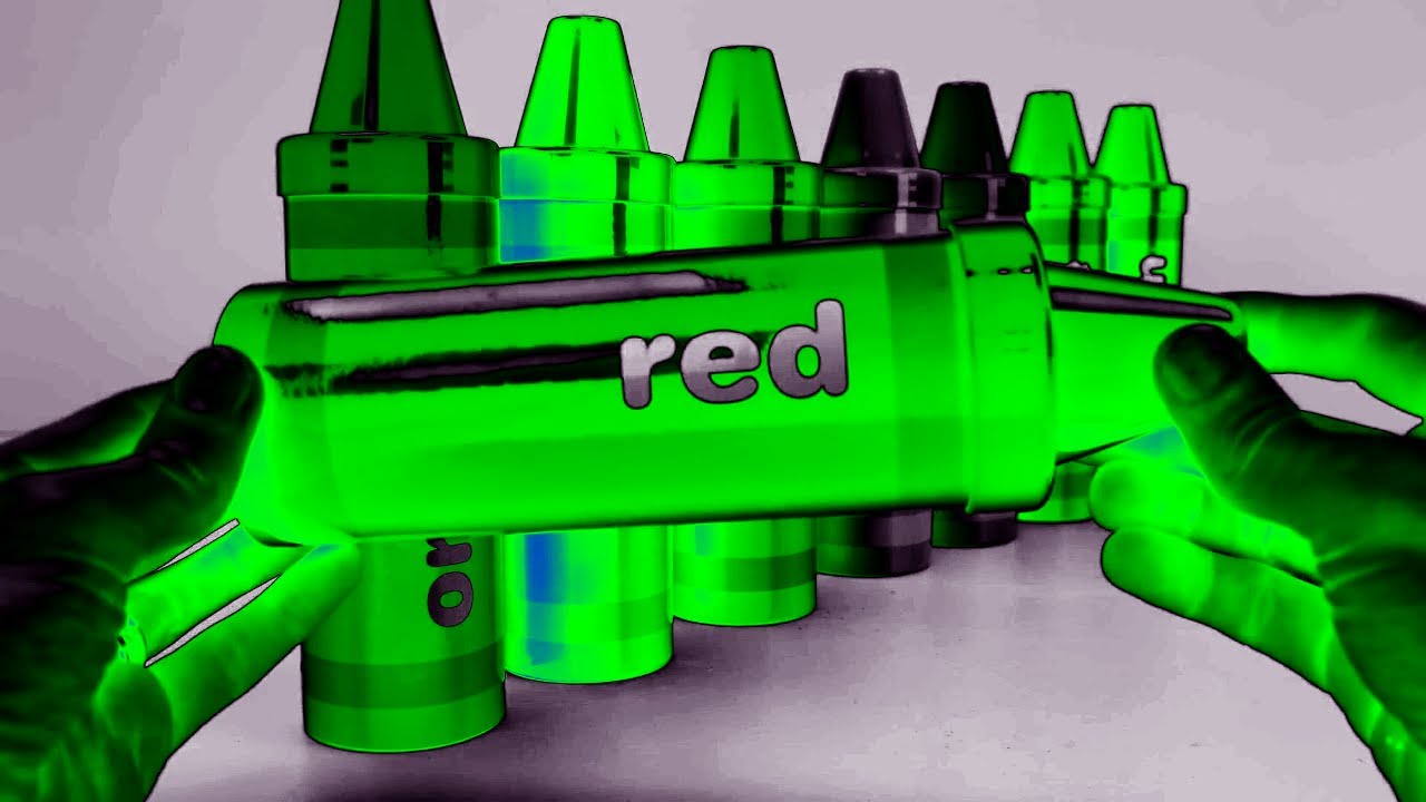 RED COLOR CRAYONS / LEARNING COLOURS || SPONSORED BY : GAMAVISION CSUPO EFFECTS