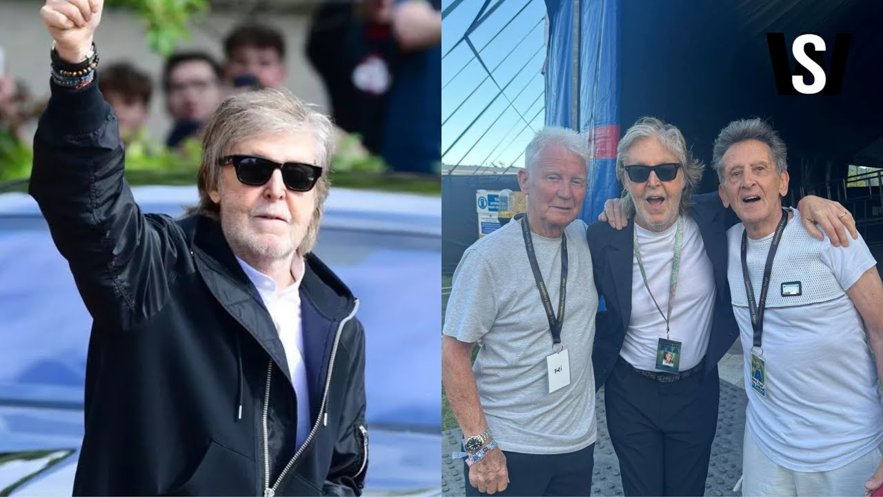 Sir Paul McCartney Spotted with The Searchers at Glastonbury Before Last Performance