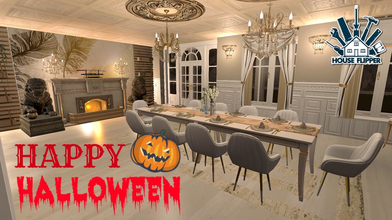 CLASSIC MANOR FOR HALLOWEEN | HOUSE FLIPPER