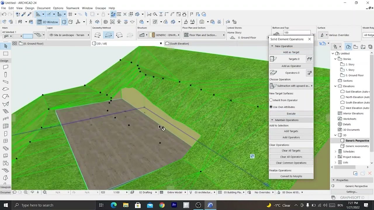 ARCHICAD 24 – TERRAIN