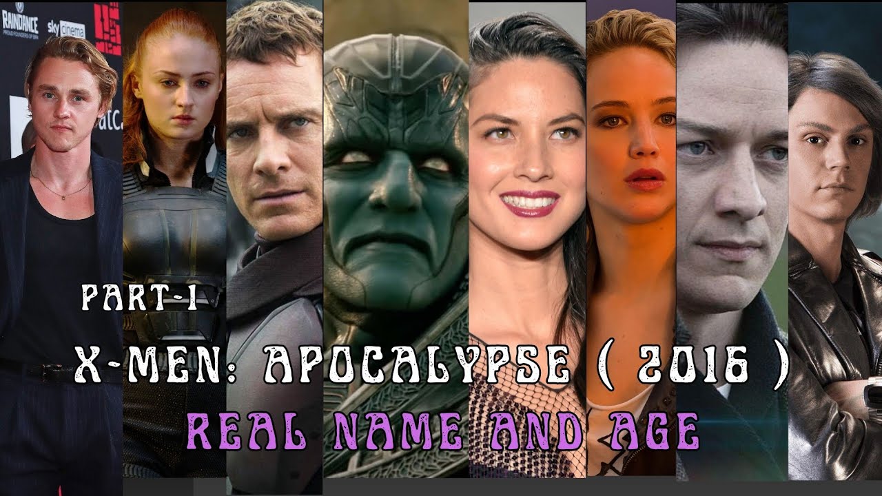 X-Men Apocalypse ( 2016 ) Cast Part-1 Real Name And Age #entertainment