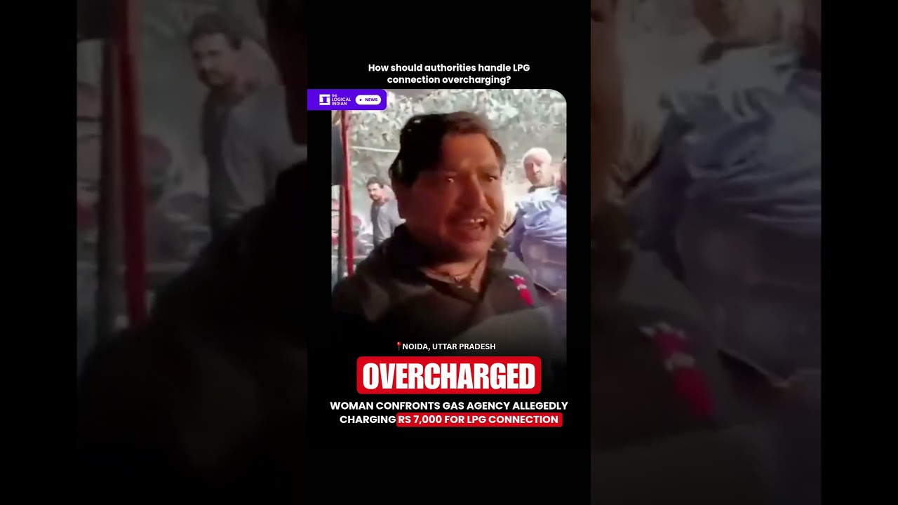 Woman Confronts Gas Agency Allegedly Charging Rs 7,000 for LPG Connection