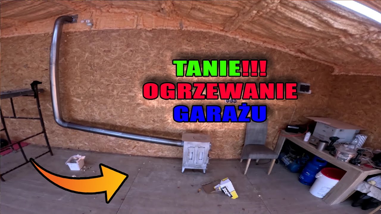 Ogrzewanie garażu, jak zrobiłem ogrzewanie garażu, tanie ogrzewanie, vlog?