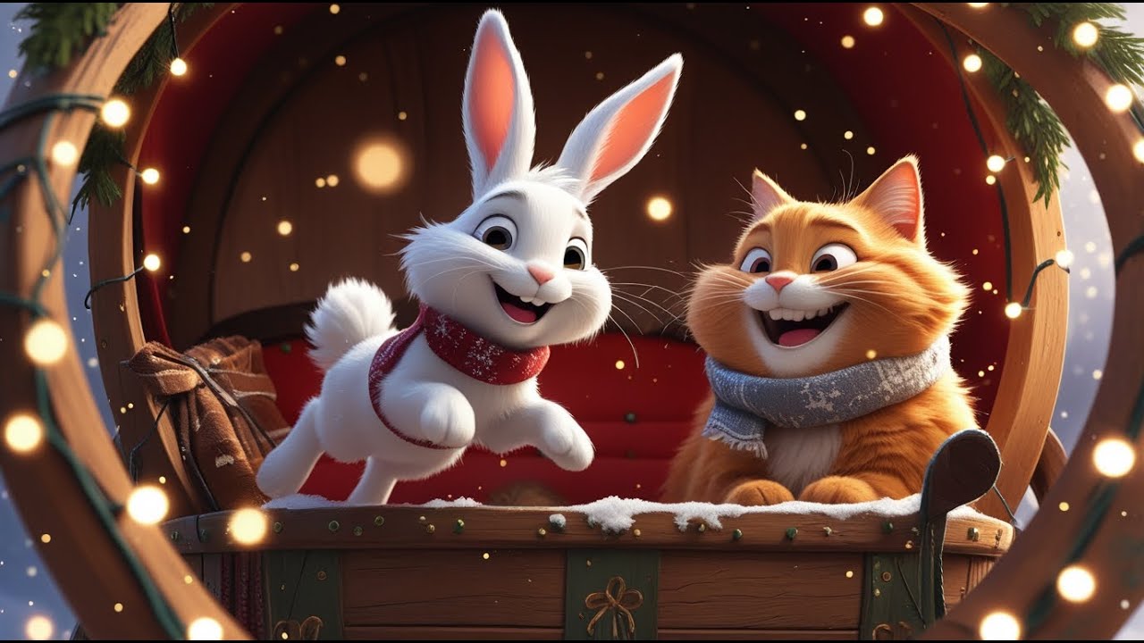 🎄Новорічні пісеньки для дітей! Передзвін🔔 Jingle Bells 🎅🐰🐱 Про ЗАЙЧИКА, про ялиночку, про свято!