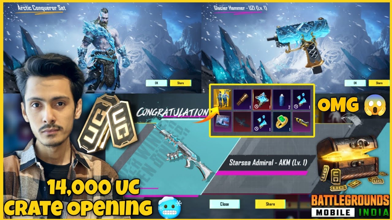 😱New Ultimate Outfit | New Glacier Uzi Crate Opening | Upgradable Guns Crate Opening