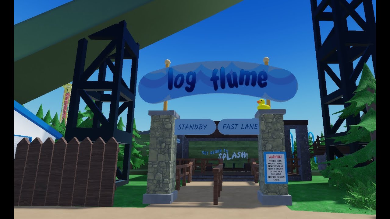 Log Flume (28/3/2023) (Day) II Tree Tops Theme Park