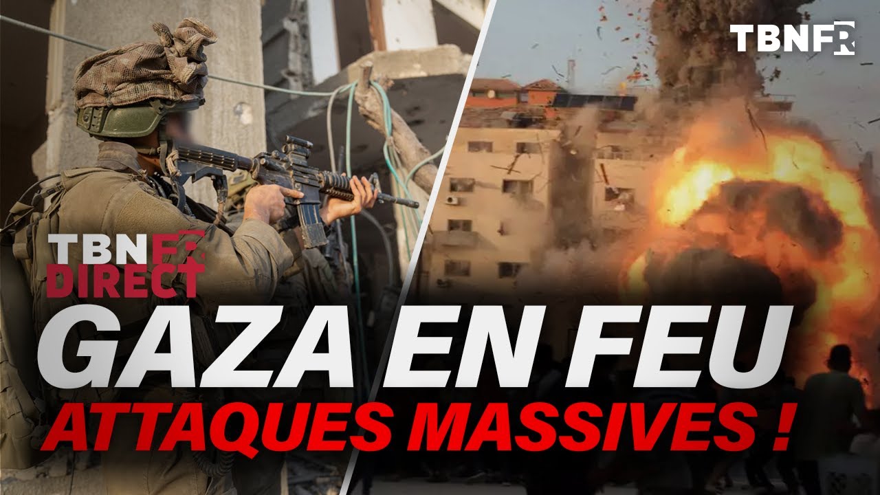 Yair Pinto : 500 FRAPPES sur Gaza — La GUERRE S’EMBALLE,  tension MAXIMALE  ! | TBN FR