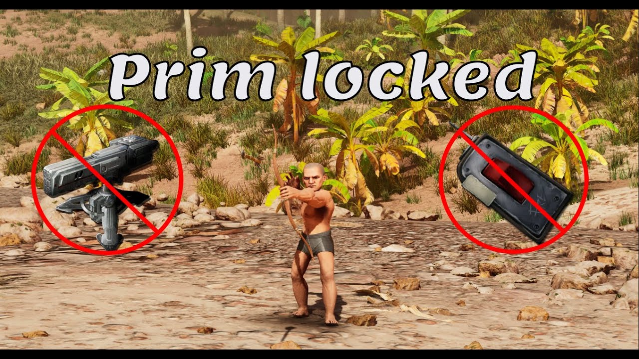 Ark Survival Ascended But Prim Locked | ASA Beginners Most Hated Tribe Part 1