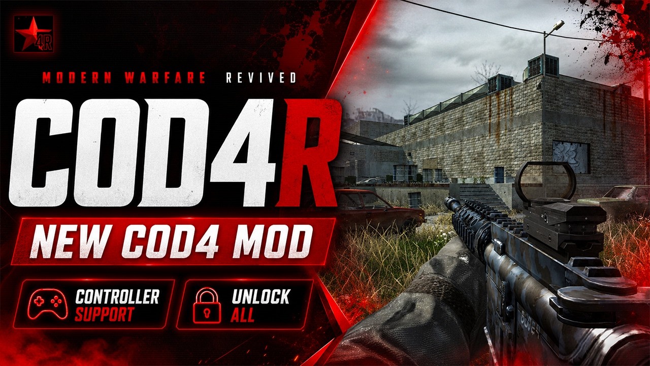 COD4 just got a MASSIVE Upgrade on PC! (COD4R Client Mod)