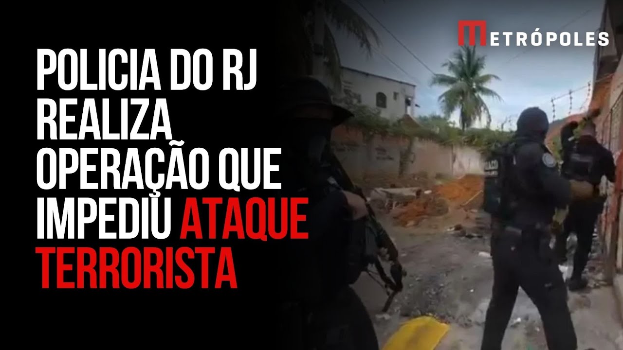 Polícia frustra atentado terrorista com bombas e prende grupo no Rio