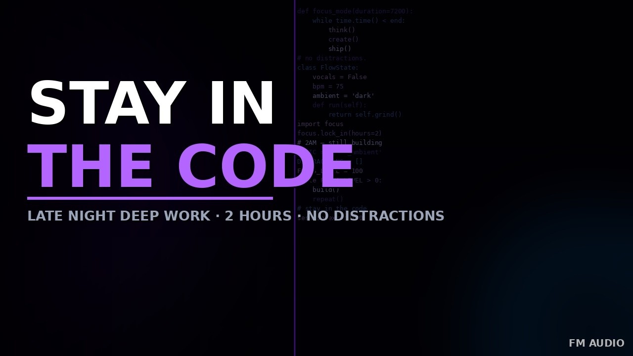 Deep Work Focus Music – 87 Minute Productivity Session | No Lyrics