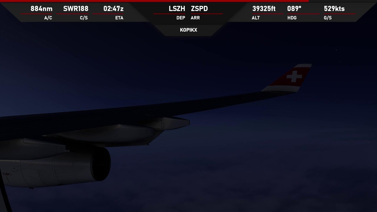 [MSFS2024] inibuilds A340-300|Zurich-Shanghai|LX188