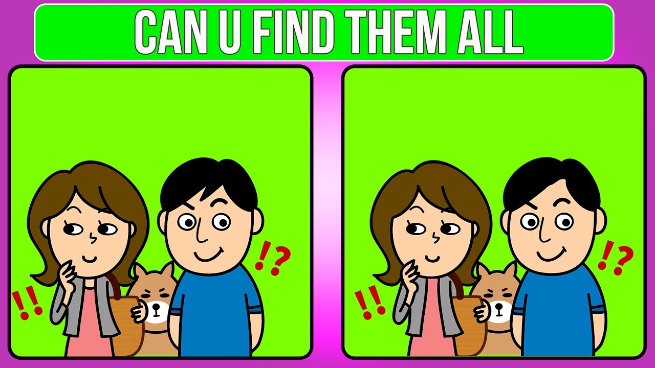 👽 Only the sharpest minds will crack this  PUZZLE | Find 3 Differences