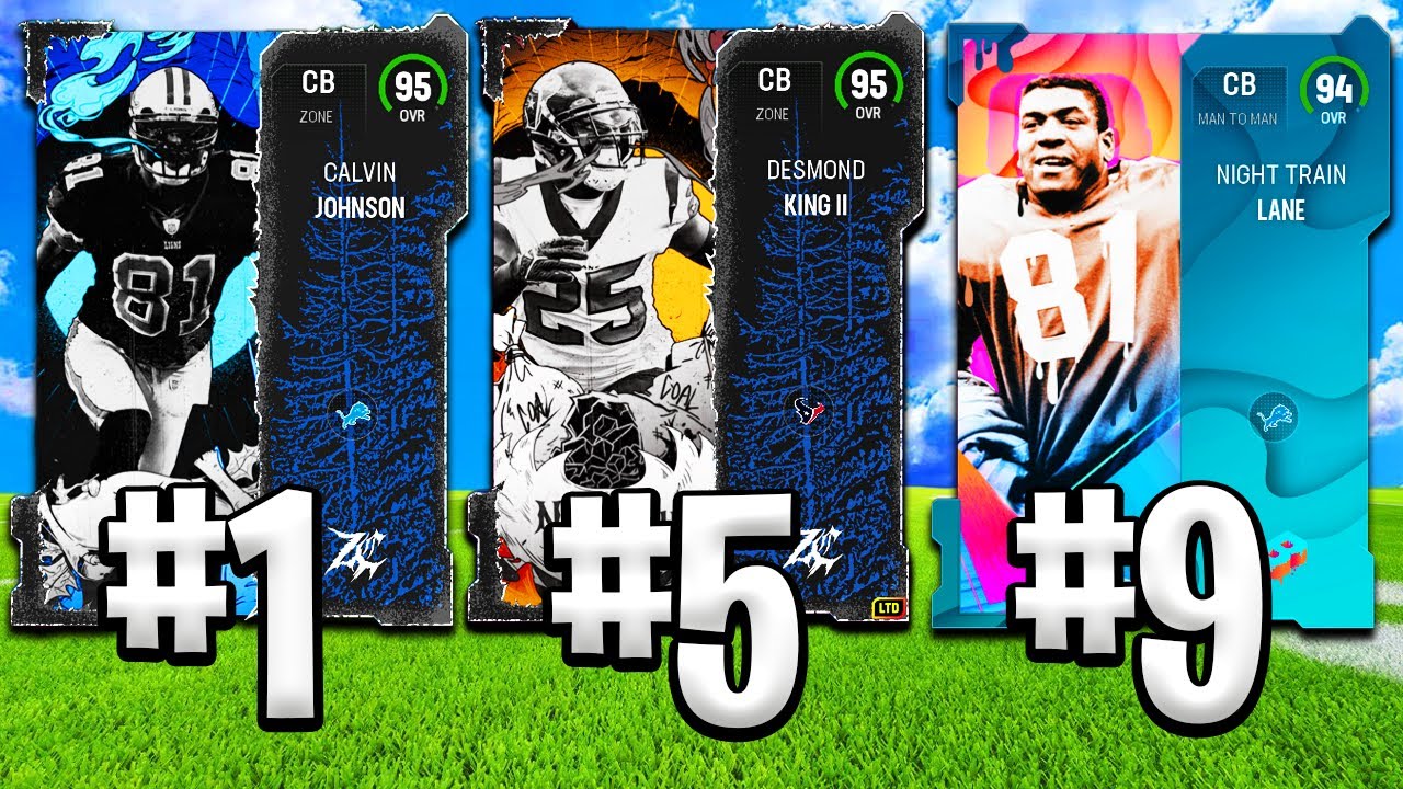 Ranking the Top 10 Corners in Madden 23