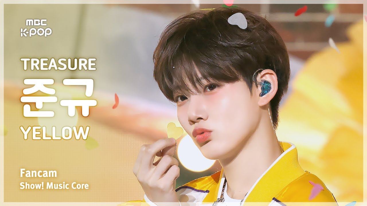 [#음중직캠] TREASURE JUNKYU (트레저 준규) – YELLOW FanCam | 쇼! 음악중심 | MBC250315