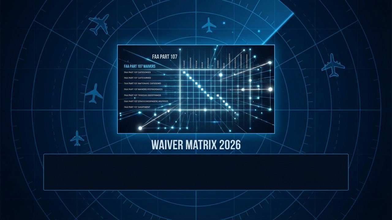 Decoding the 2026 FAA Waiver Matrix | Part 107 Waivers Explained