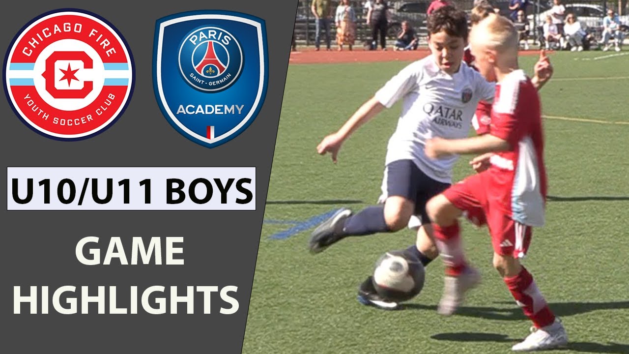 Chicago Fire vs PSG Chicago | U10/U11 Boys Soccer Highlights | Close Match! [April 2025]