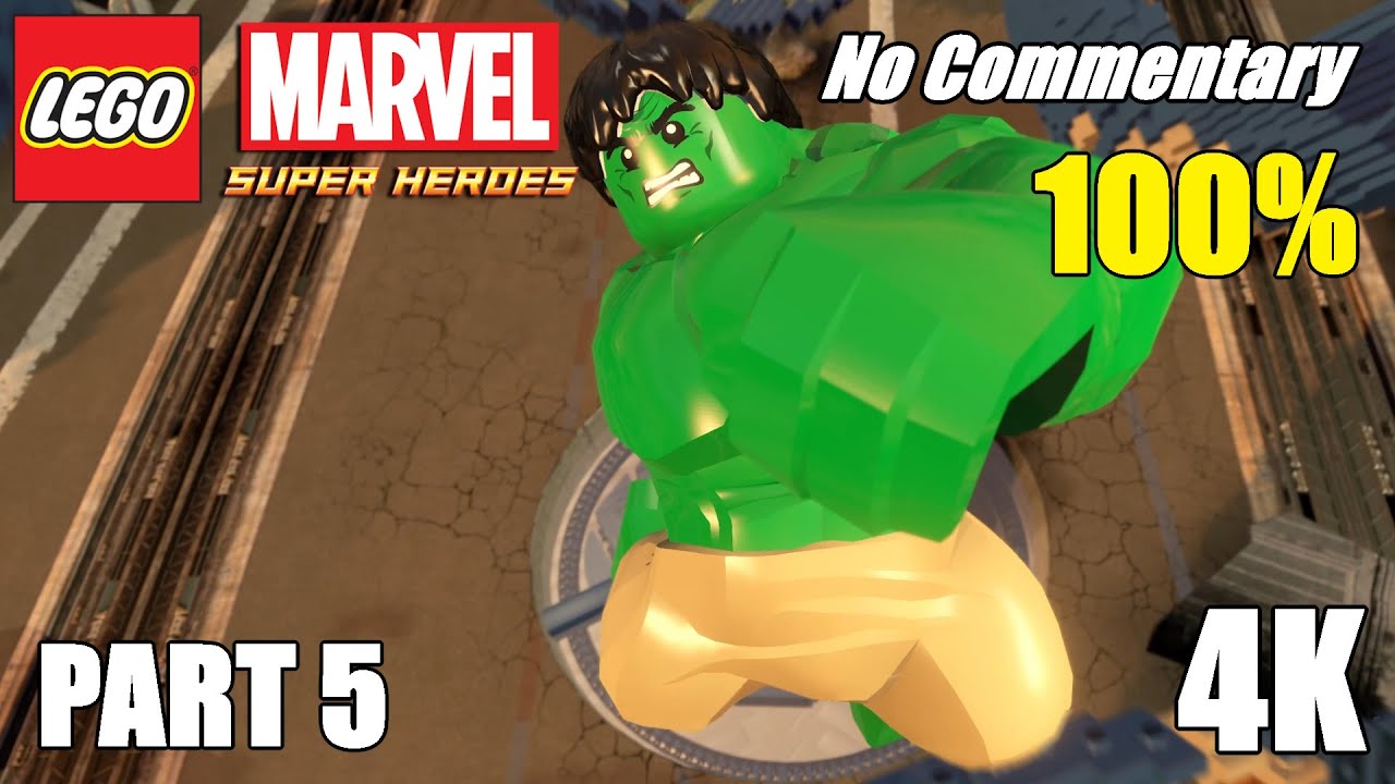 LEGO Marvel Super Heroes (PC) – Part 5 | 100% Full Playthrough [4K No Commentary]