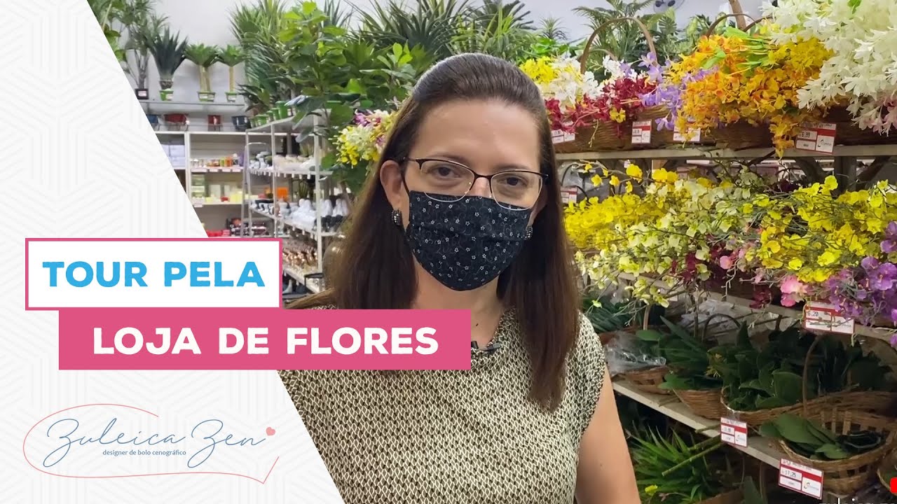 Tour pela loja de flores permanentes