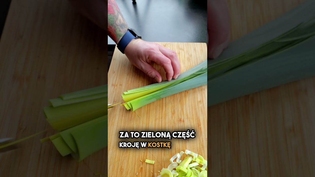 Kurczak w kremowym sosie porowym