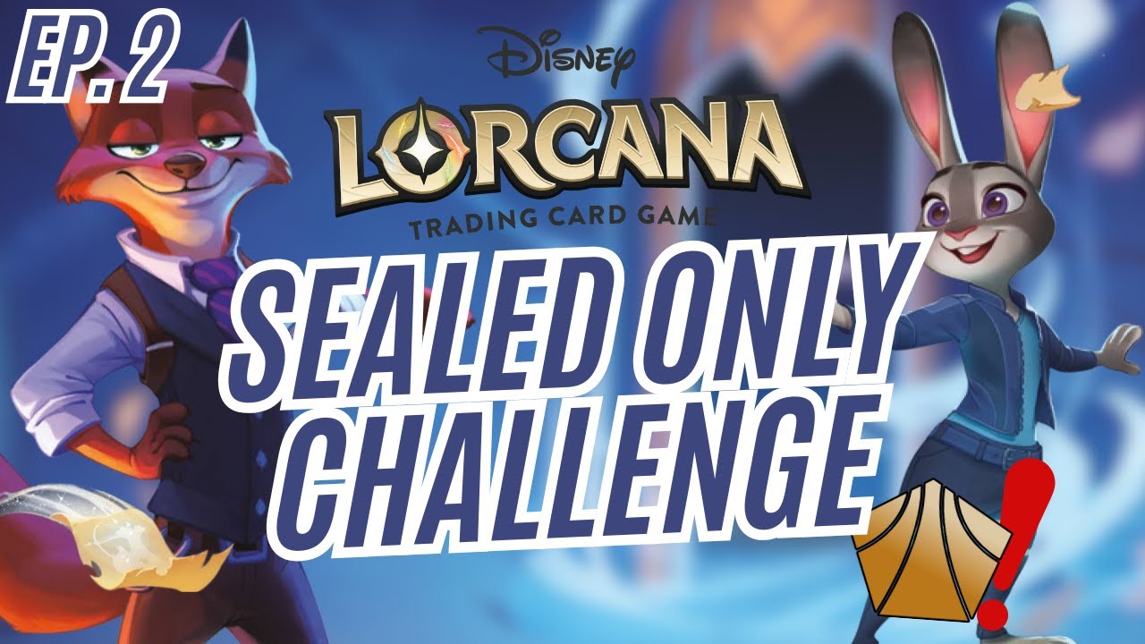 Sealed Only Lorcana Ep.2 - First Legendary Pulled!