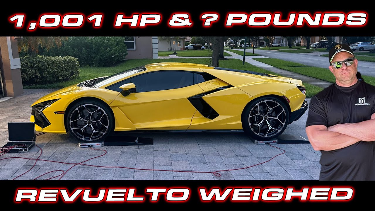 MAKE CARS LIGHT AGAIN!  * I put my Lamborghini Revuelto on the scales