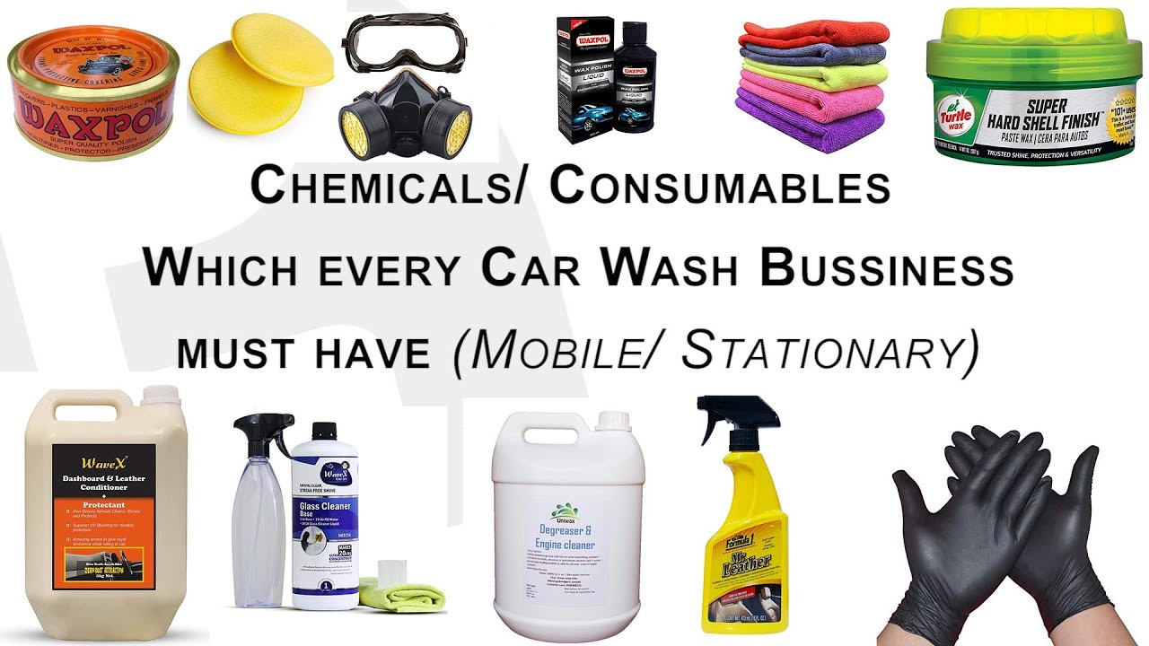 Chemicals required for a new CAR WASH BUSINESS | नए कार वॉश बिजनेस के लिए आवश्यक चीज़ें