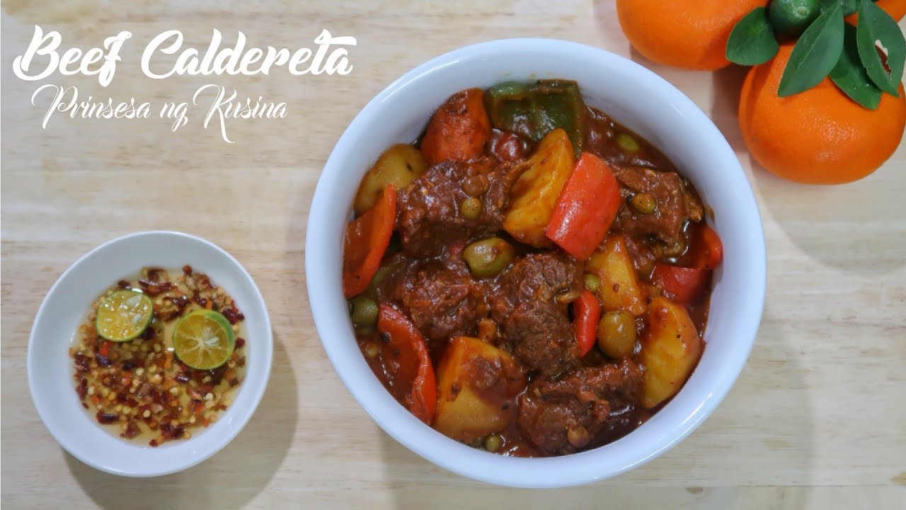 Beef Caldereta Batangas Style