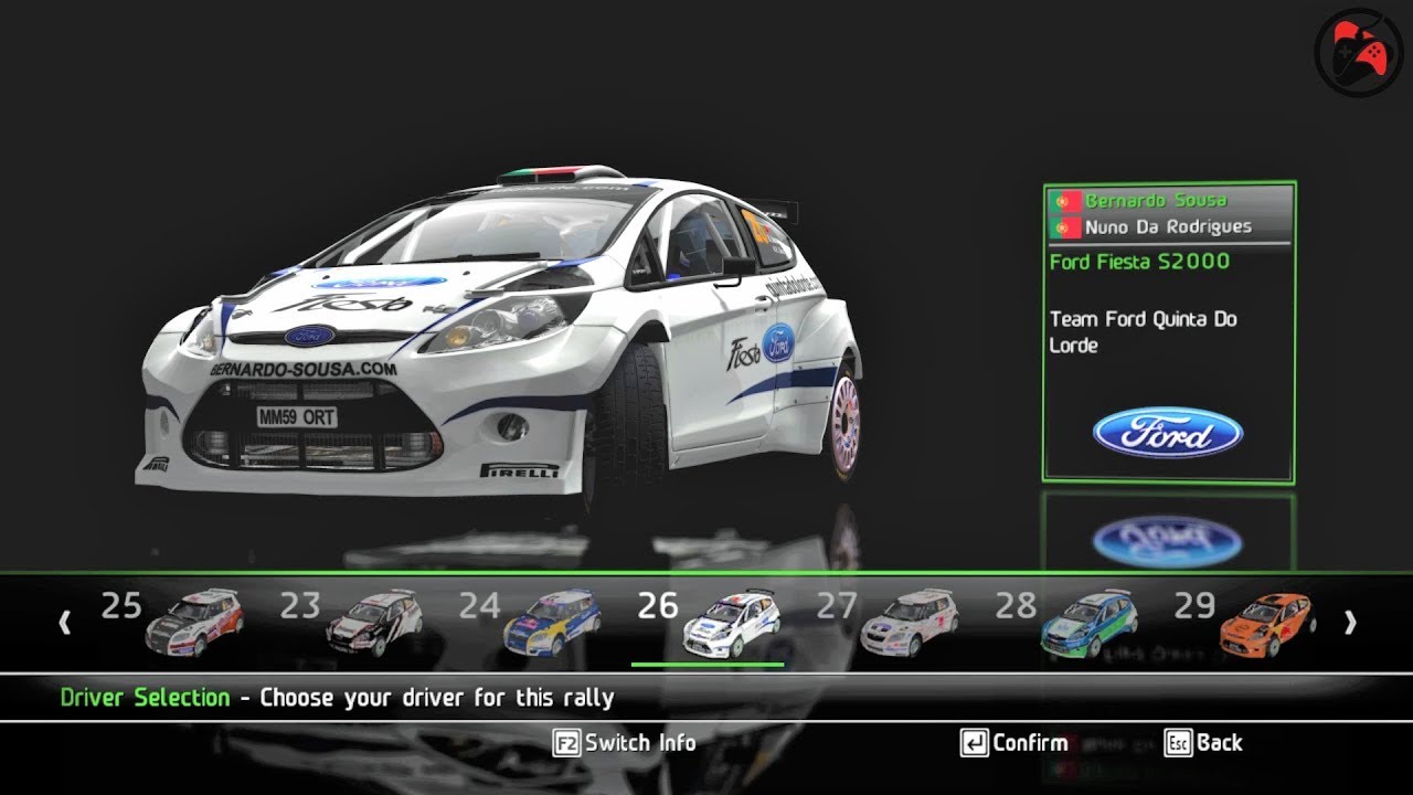 WRC - FIA World Rally Championship (2010) PC 4K | Carlist and All Drivers 100%