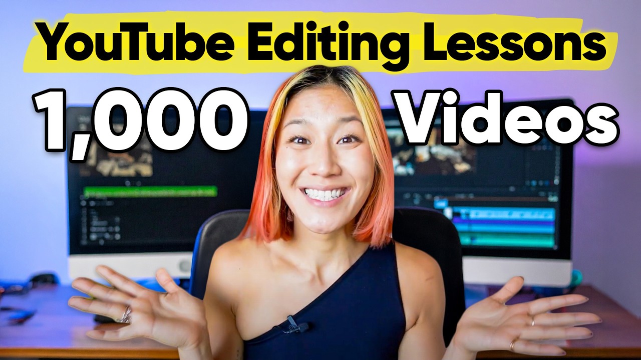 Everything I Learned Editing 1000 YouTube Videos