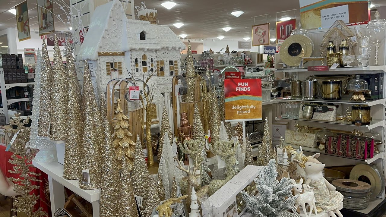 CHRISTMAS MARATHON : HOME GOODS vs HOBBY LOBBY vs AT HOME STORE | STORE WALKTHROUGH #christmas
