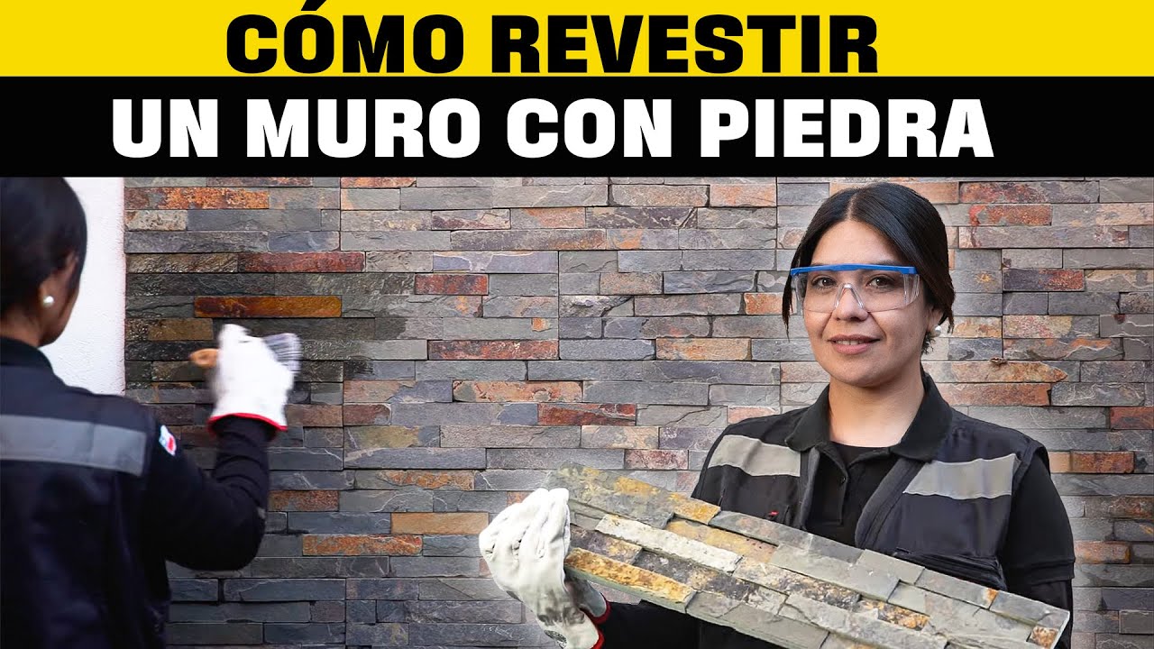 Cómo revestir un muro con piedra I Taller del especialista
