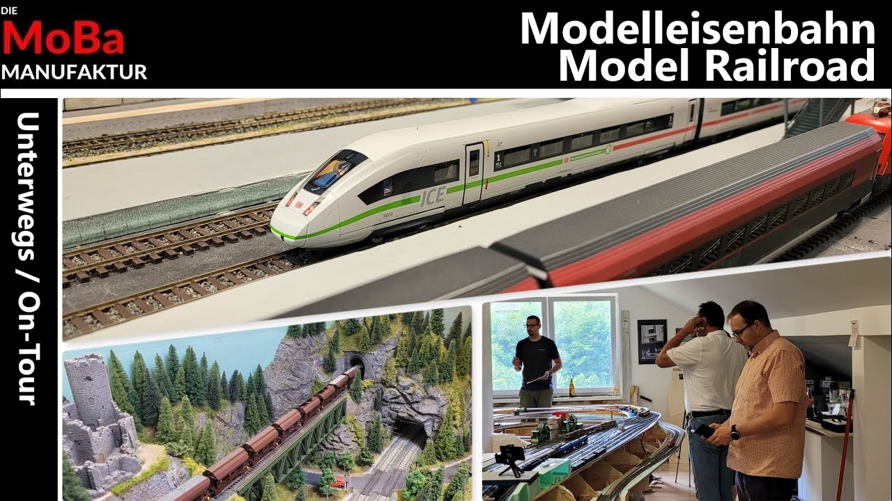 Modellbahn H0 - Treffen der Superlative - riesige Anlage mega Züge super Stimmung viel Fahrbetrieb