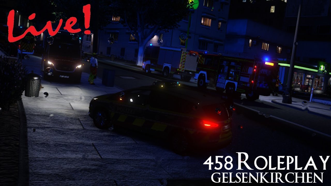 🔴LIVE🔴 Action für die Freiwillige Feuerwehr Gebäudebrand | FiveM | 458 Roleplay (Gelsenkirchen)
