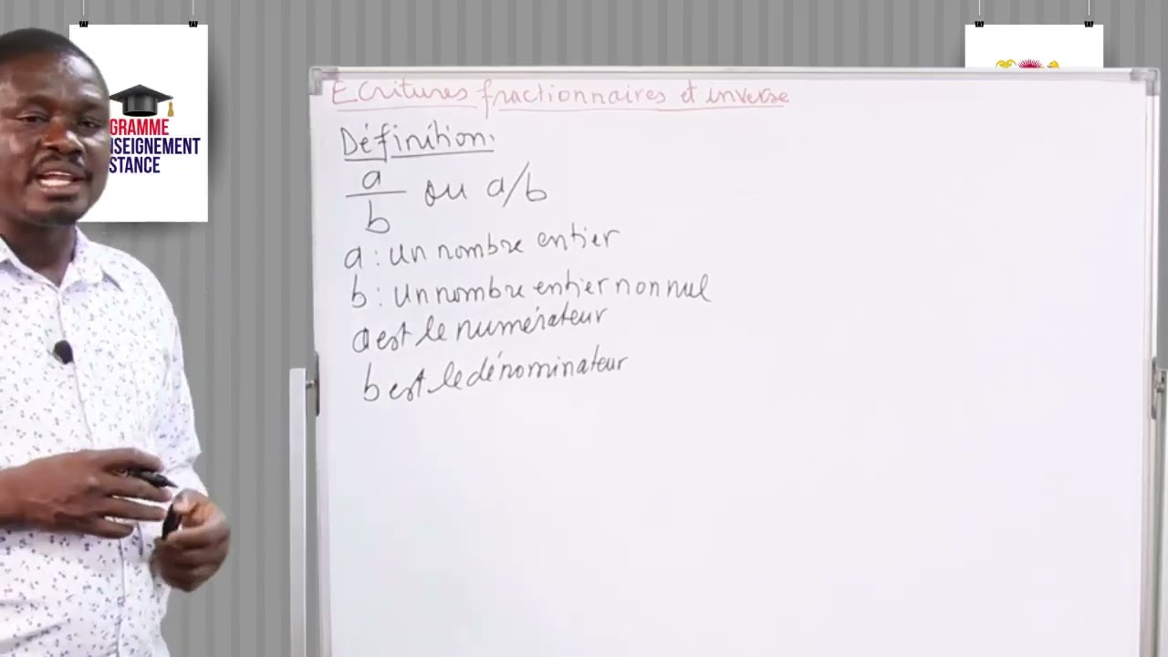 Leçon 50 Ecritures fractionnaires et l'inverse