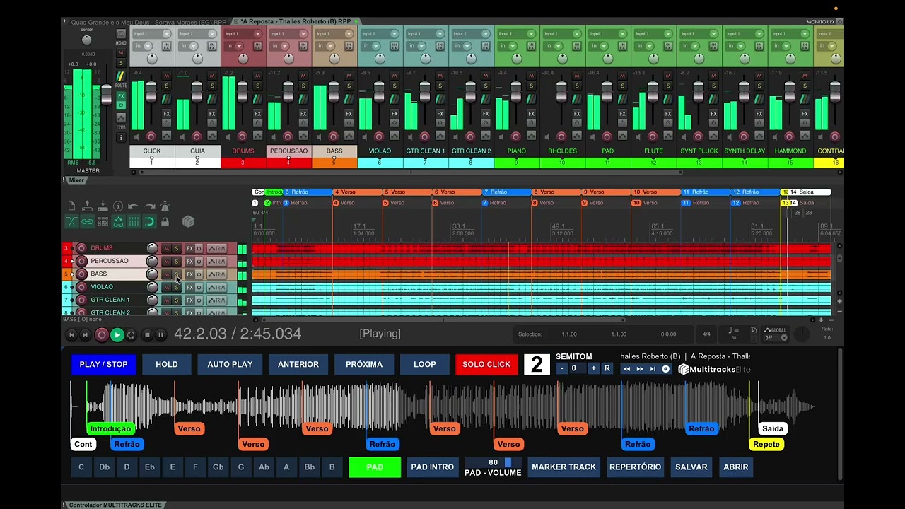 A Resposta - Thalles Roberto (Playback / Multitack)