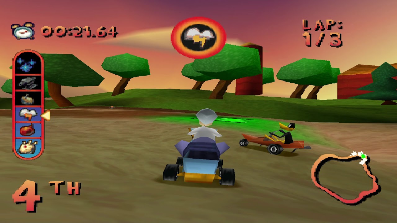 [PS1] Looney Tunes Racing - Championship: Despicable - Granny