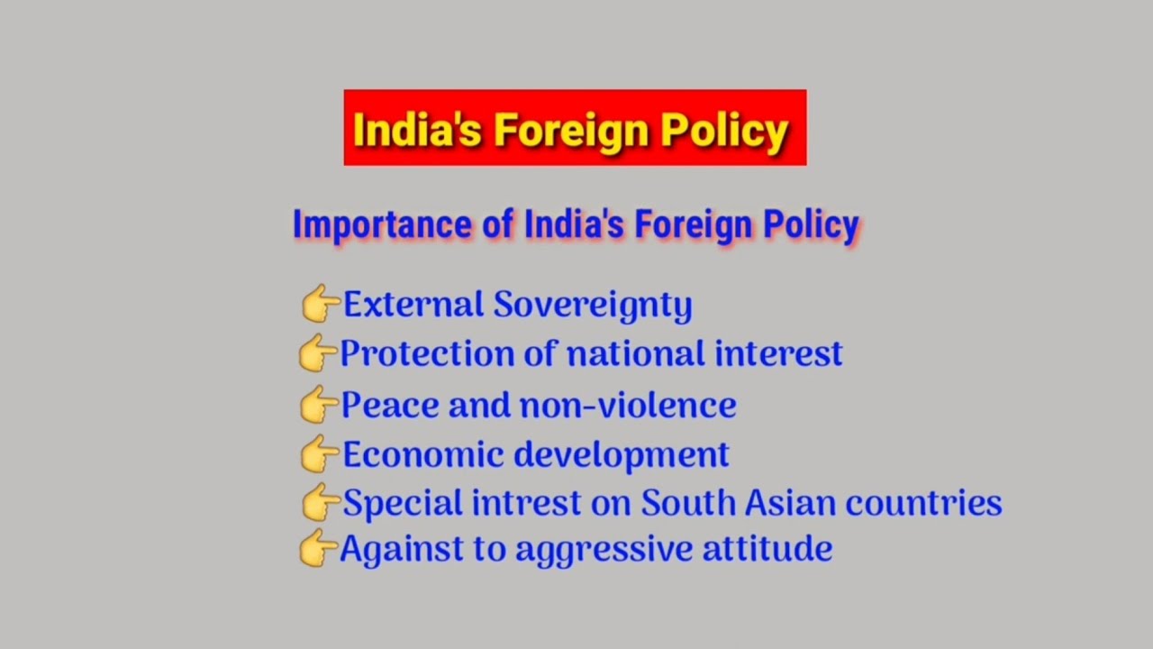 India's Foreign Policy | By Govindaraj R | EducaGN தமிழ்