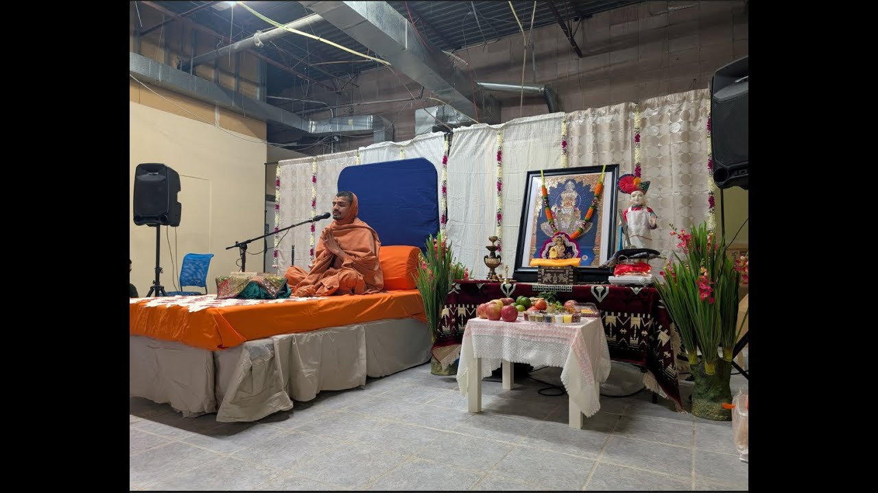 First Sabha at VadtalDham Calgary New Mandir| Shakotsav Pravachan by  Snehsagar Swami from Sardhar. 