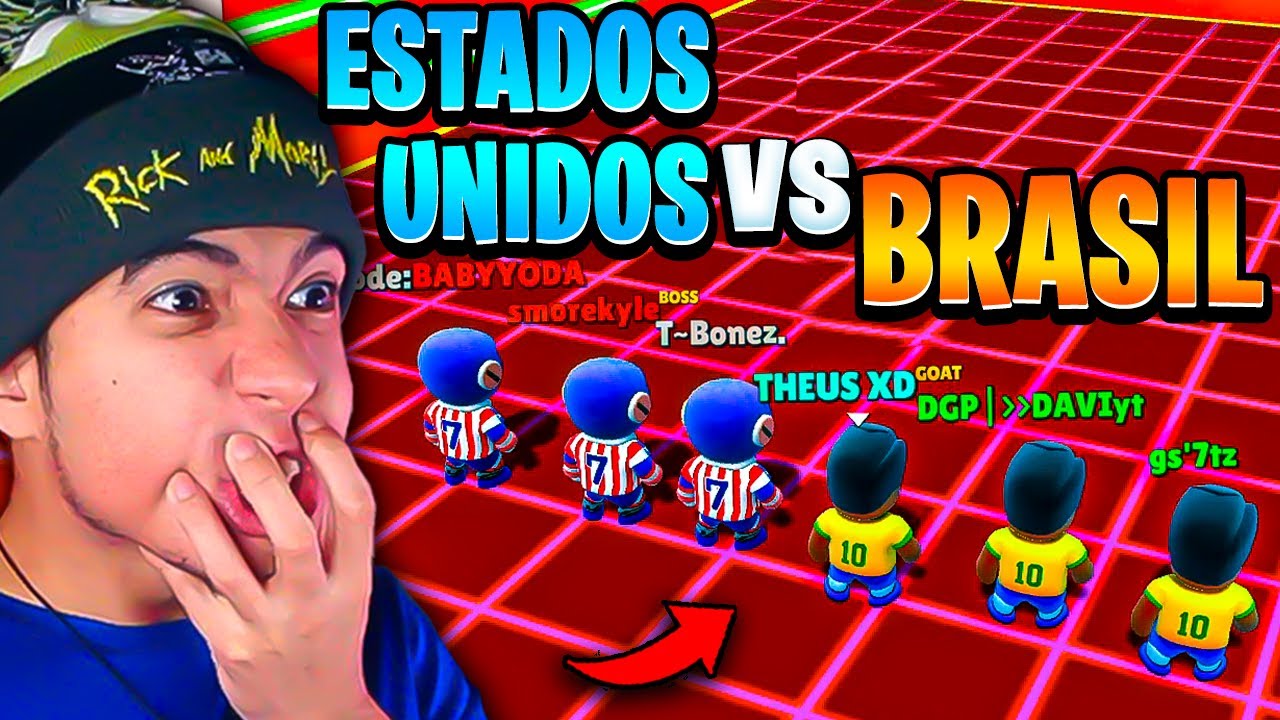 BRASIL VS EUA 😱 3V3 ENTRE PAÍSES VALENDO 30 MIL GEMAS  🤯 THEUS XD VS BABY YODA 🔥