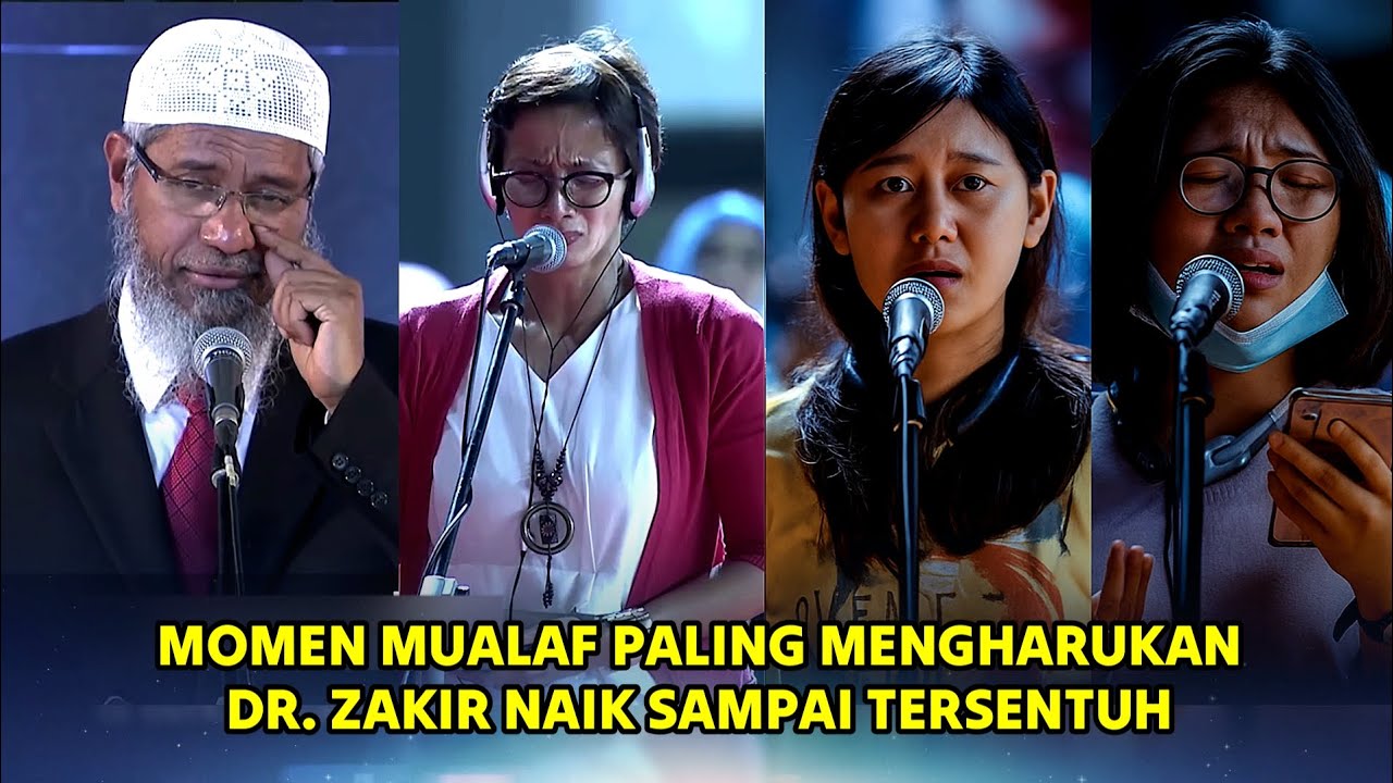 Dr Zakir Naik Mualaf Paling Mengharukan Di Indonesia