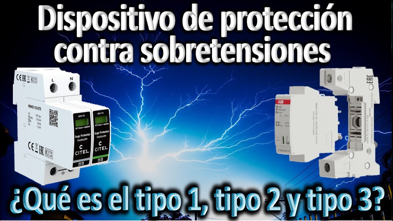 Dispositivo de protecci&oacute;n contra sobretensiones (SPD) / Tipos de protectores contra sobretensiones