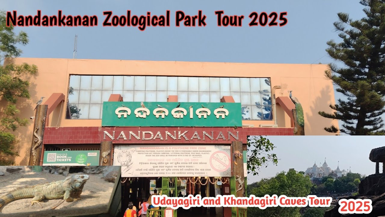 Nandankanan Zoological Park Tour | Udayagiri and Khandagiri Caves Tour  | @sumitsahvlogs287 |